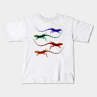 Lizard Rainbow Kids T-Shirt